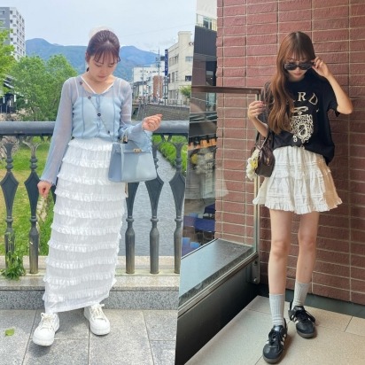 秋季時髦小黑馬「蛋糕裙」，想提升好感氣質跟著日本女生這樣搭！