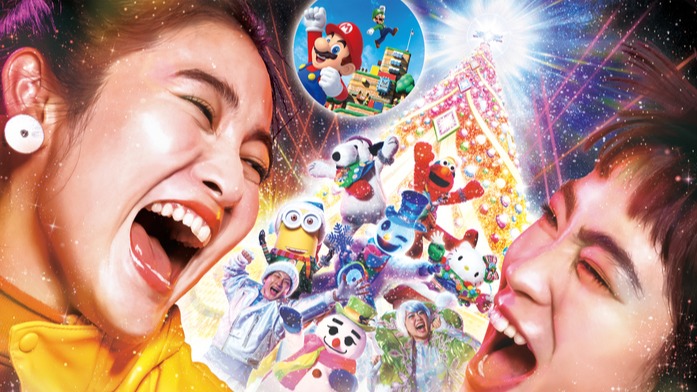 日本環球影城「NO LIMIT! 聖誕節」即將登場 小小兵換上聖誕裝迎接遊客，霍格華茲城也睽違五年以魔法點亮10周年尾聲！