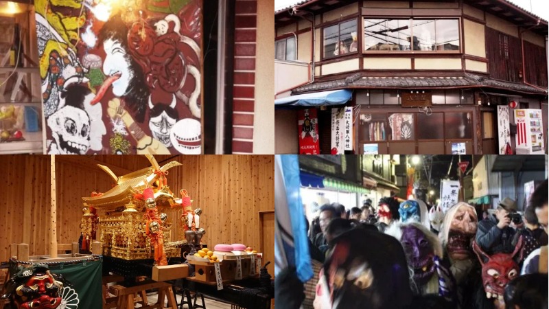 在京都遇見百鬼夜行!日本傳統妖怪景點「京都一条通大將軍商店街」