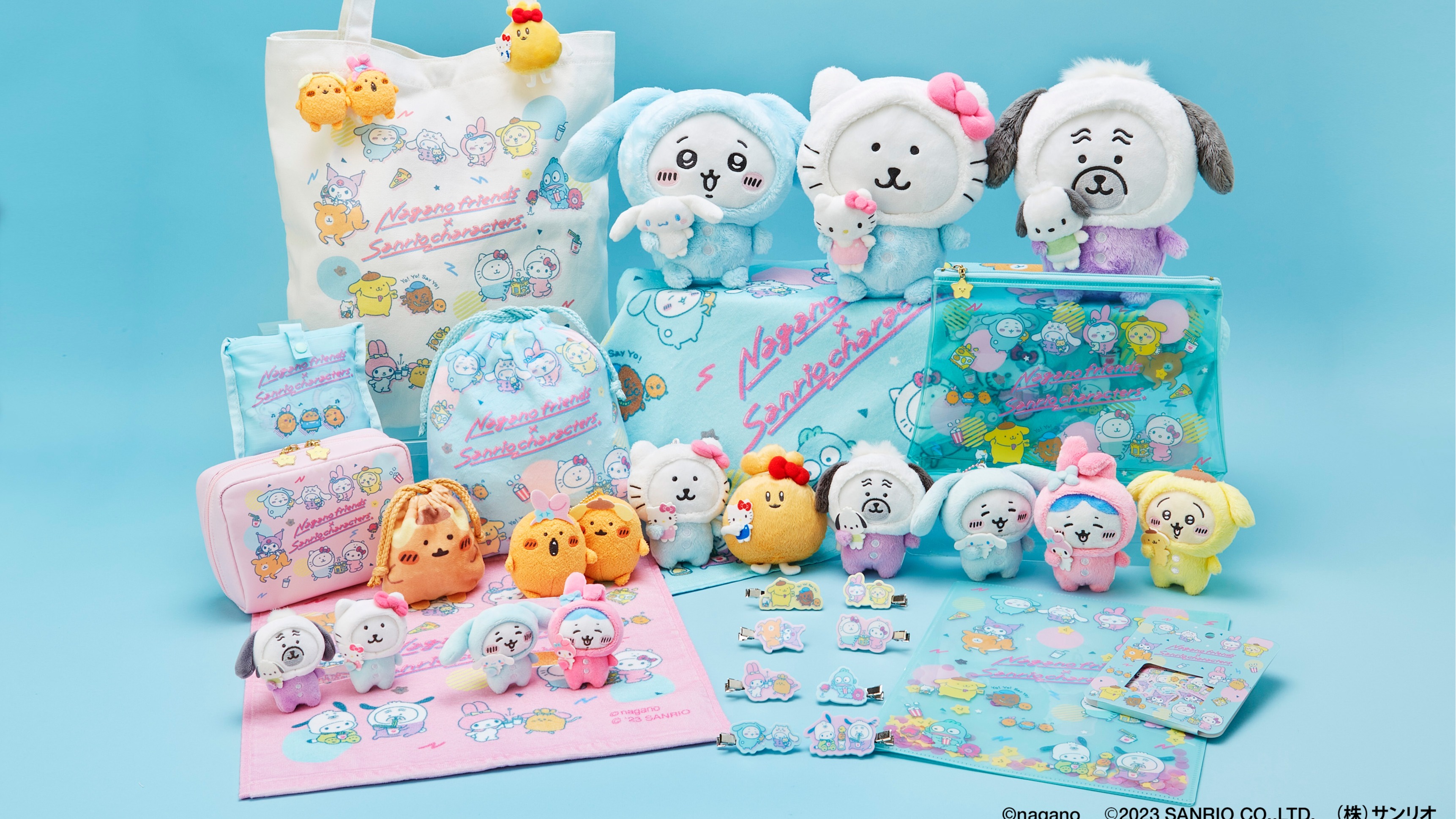 這萌度荷包恐怕扛不住？插畫家nagano《吉伊卡哇》等作品Ｘ三麗鷗角色聯名「派對夜」主題週邊