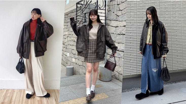2024冬季一定要擁有!跟著日本女生穿上「皮衣外套」展現街頭氣息