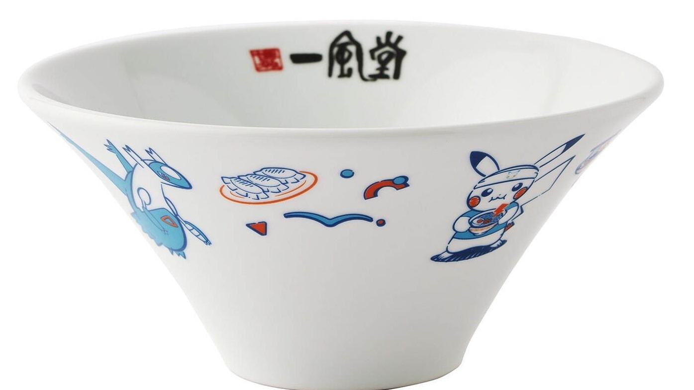 「一風堂」×《寶可夢》聯名！拉麵店主風格皮卡丘有田燒拉麵碗、湯匙將於福岡寶可夢中心登場！
