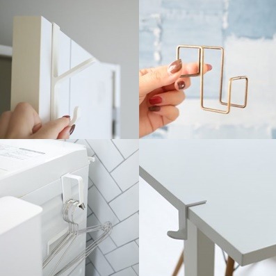 用6款百圓商店掛勾打造「懸空收納」，讓空間加大又能輕鬆整理！