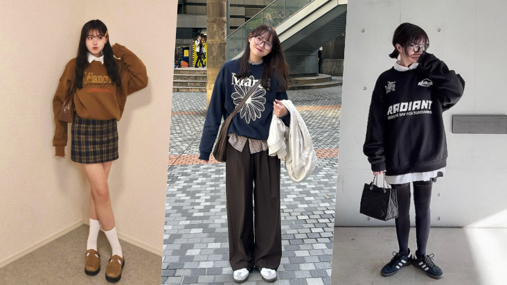 營造日系率性休閒印象!以「大學TEE + 襯衫」疊搭好感舒適穿搭