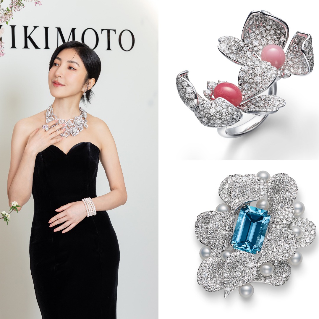 楊謹華戴「珍珠戰袍」現身MIKIMOTO珠寶展、氣場封頂！超稀有孔克珍珠成必看亮點