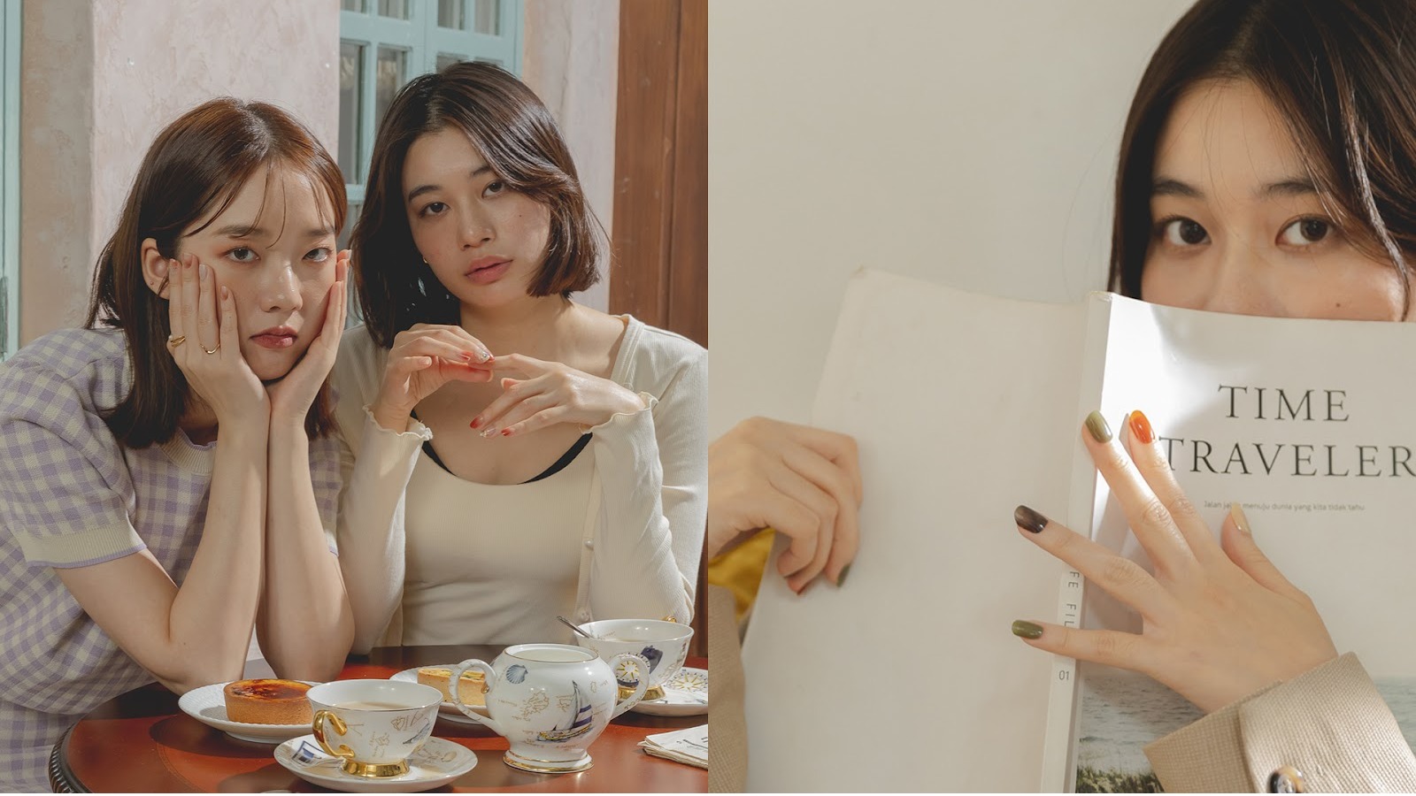 2022年日韓秋季美甲圖鑑：4款絕美凝膠指甲貼讓你指尖帶著美麗去旅行