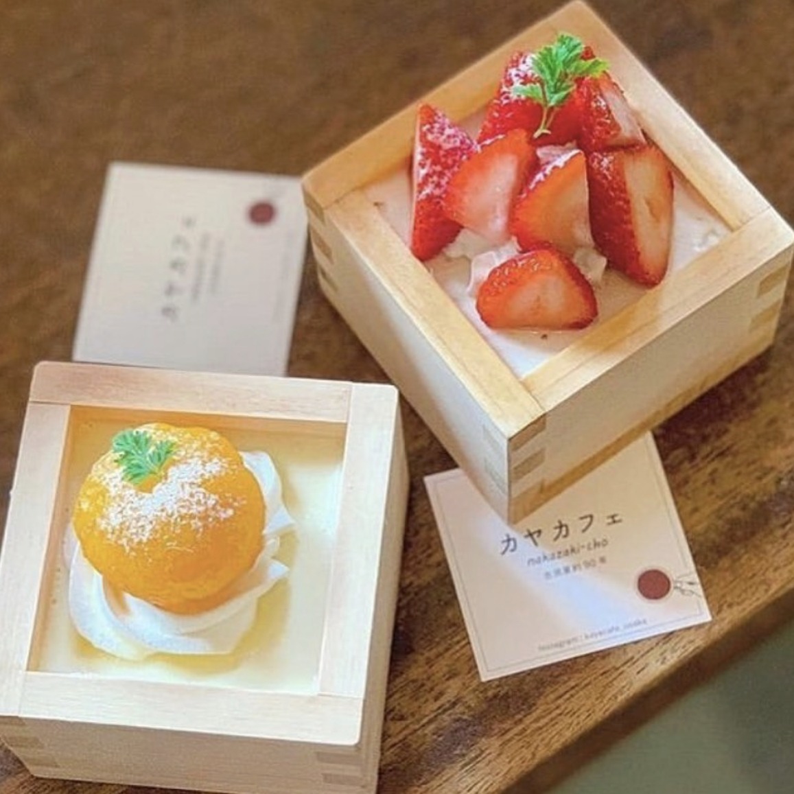 酒器「 木枡」裝的不是酒，而是「豆腐提拉米蘇」？來品嚐大阪「KAYA cafe」招牌甜點