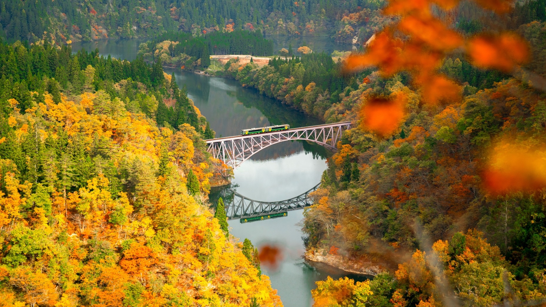 JR東日本秋季觀光特集，沿著鐵道賞楓、泡湯、踩點去