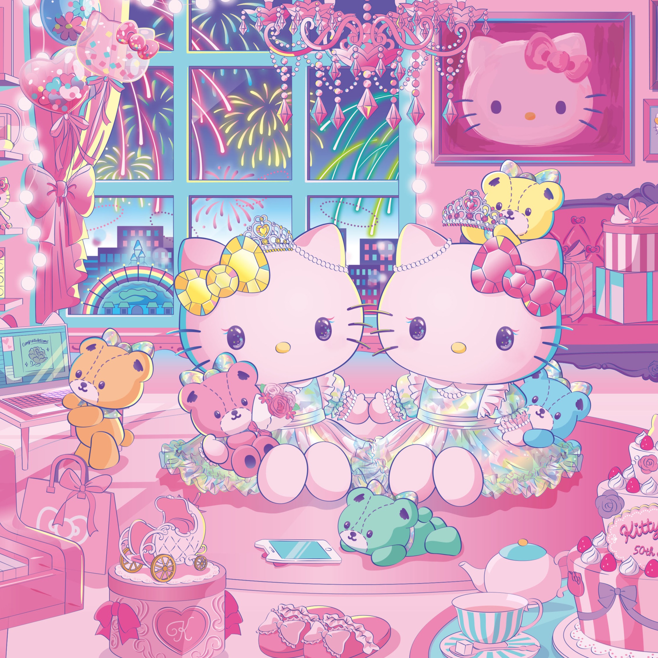 「Hello Kitty 50th Anniversary」火熱舉辦中,與《庫洛魔法使》合作可愛倍增!