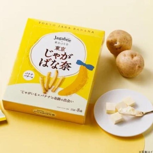 東京車站限定！東京芭娜娜×Jagabee聯名推「香蕉奶油味洋芋條」