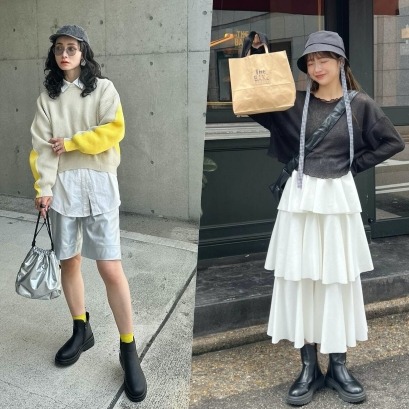 秋日穿搭就以靴子取勝!選搭「黑色短靴」打造截然不同的日系Look