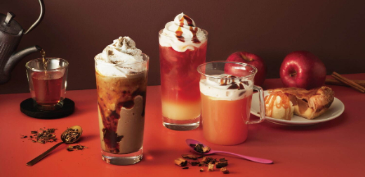 日本星巴克秋季新品再一發，只有販售茶飲的特色店舖才喝得到！