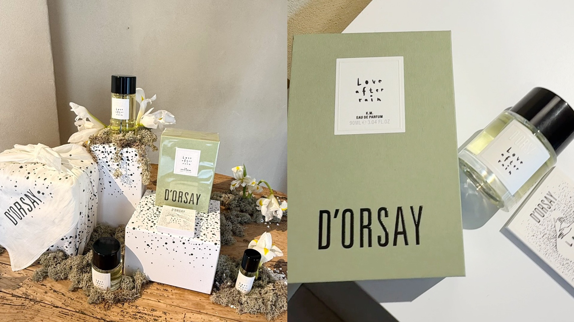 不只是香水更是一封情書！今夏一起收藏「法國最浪漫小眾香 D'ORSAY」：全新《K.M.雨後依然》捕捉雨後的愛情，亞洲首發限定必聞