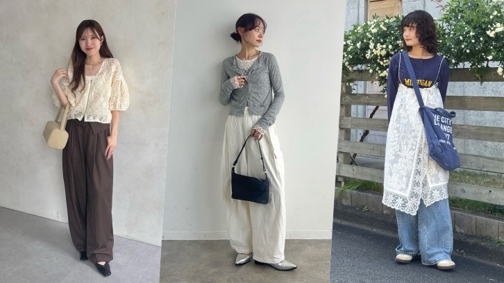 2026夏季日本女生最愛可甜可鹽搭配靈感參考！以「蕾絲」點亮多變日系焦點
