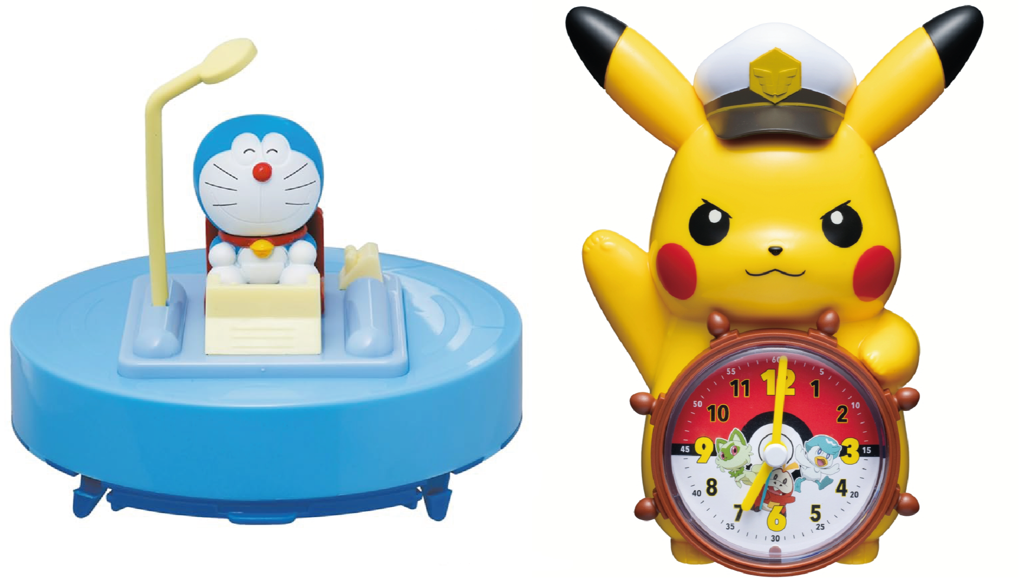 日本兒童雜誌買都買不完！皮卡丘鬧鐘＆哆啦A夢桌上型掃地機器人實用好玩兼具必須入手