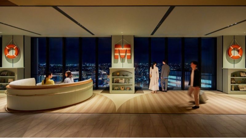 星野集團公寓式飯店「OMO5橫濱馬車道」2026年1月開幕，360°全景視野眺望橫濱夜景