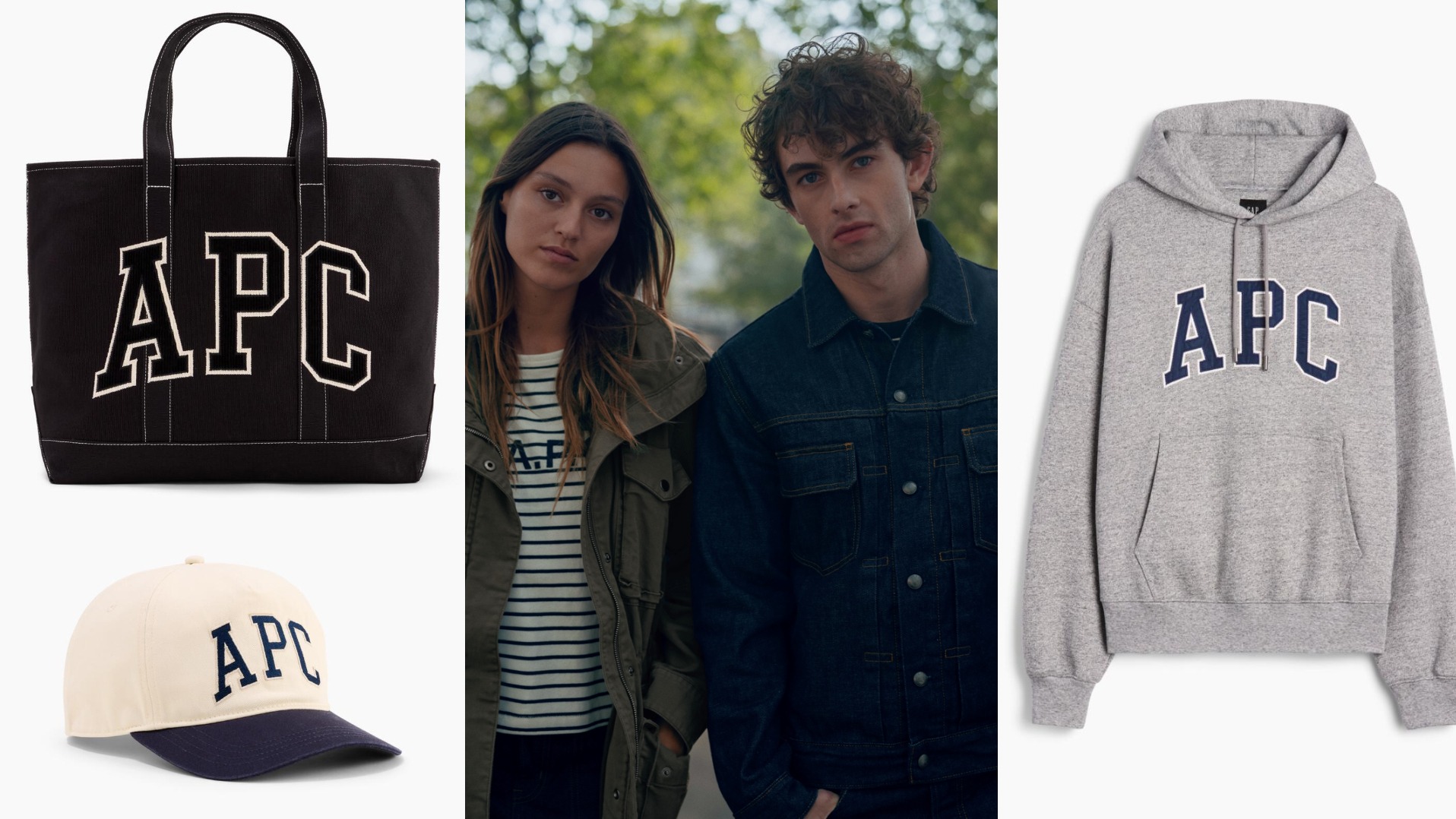 A.P.C.迷真的要搶！Gap×A.P.C.聯名台灣10月登場，37款單品一次看，日本丹寧、Logo帽都想收