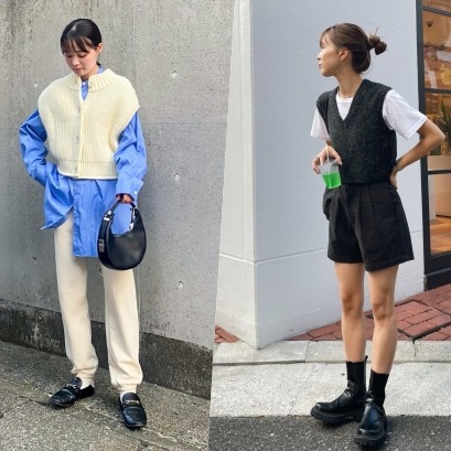 秋季必入單品「針織背心」!跟著日本女生以4種Look連結日系輕休閒