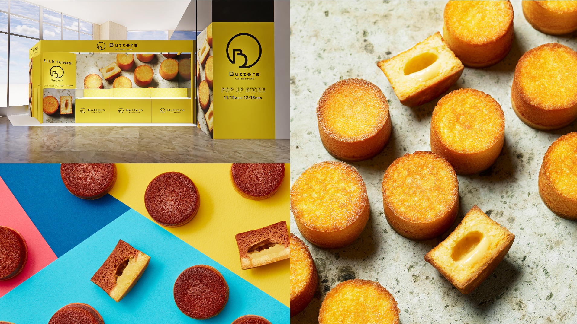 日本高人氣知名奶油手感甜點Butters首次登台， 指定百貨即可輕鬆入手頭等艙級甜點！