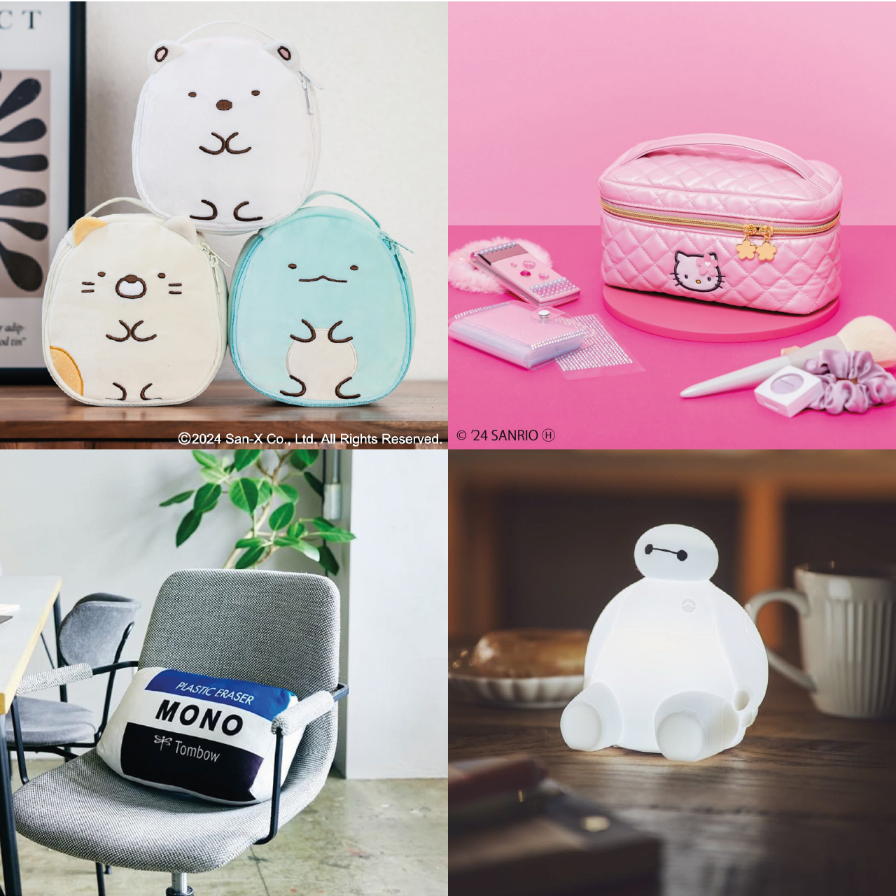 最新日本MOOK本贈品最新情報!最可愛辦公小物非MONO橡皮擦抱枕莫屬