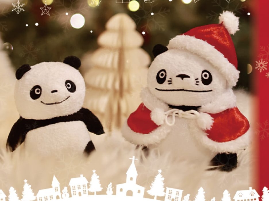 熊貓家族 X emo cafe原宿  期間限定聯名活動 「熊貓家族 聖誕咖啡廳 in emo cafe」