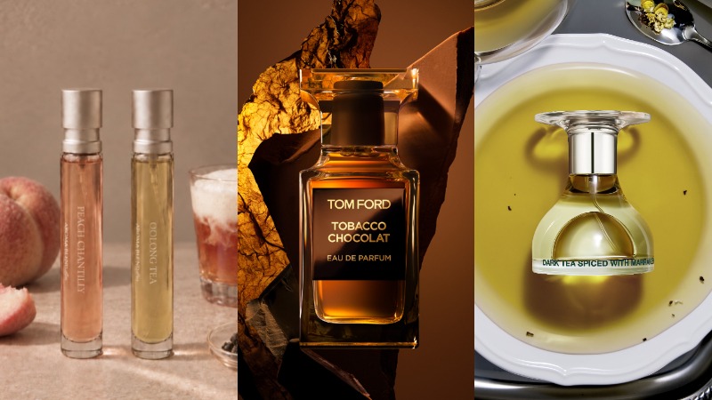 日本女生也愛的4款「大人系美食調香水」推薦：TOM FORD可可煙燻、kuoca微苦黑茶、AROMABLEND BAR蜜桃烏龍，秋冬微醺與甜潤的氣味救贖！