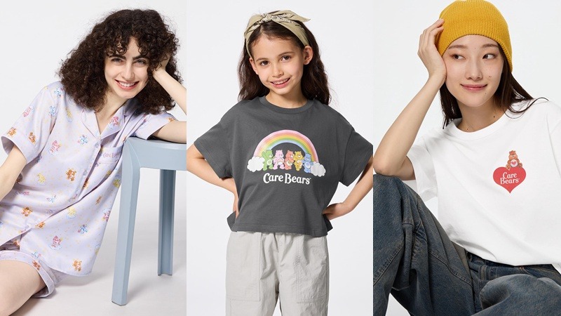 GU x Care Bears夢幻聯名5月開跑，全家一起將彩虹熊穿上身！還有「美人祭」11天優惠檔期