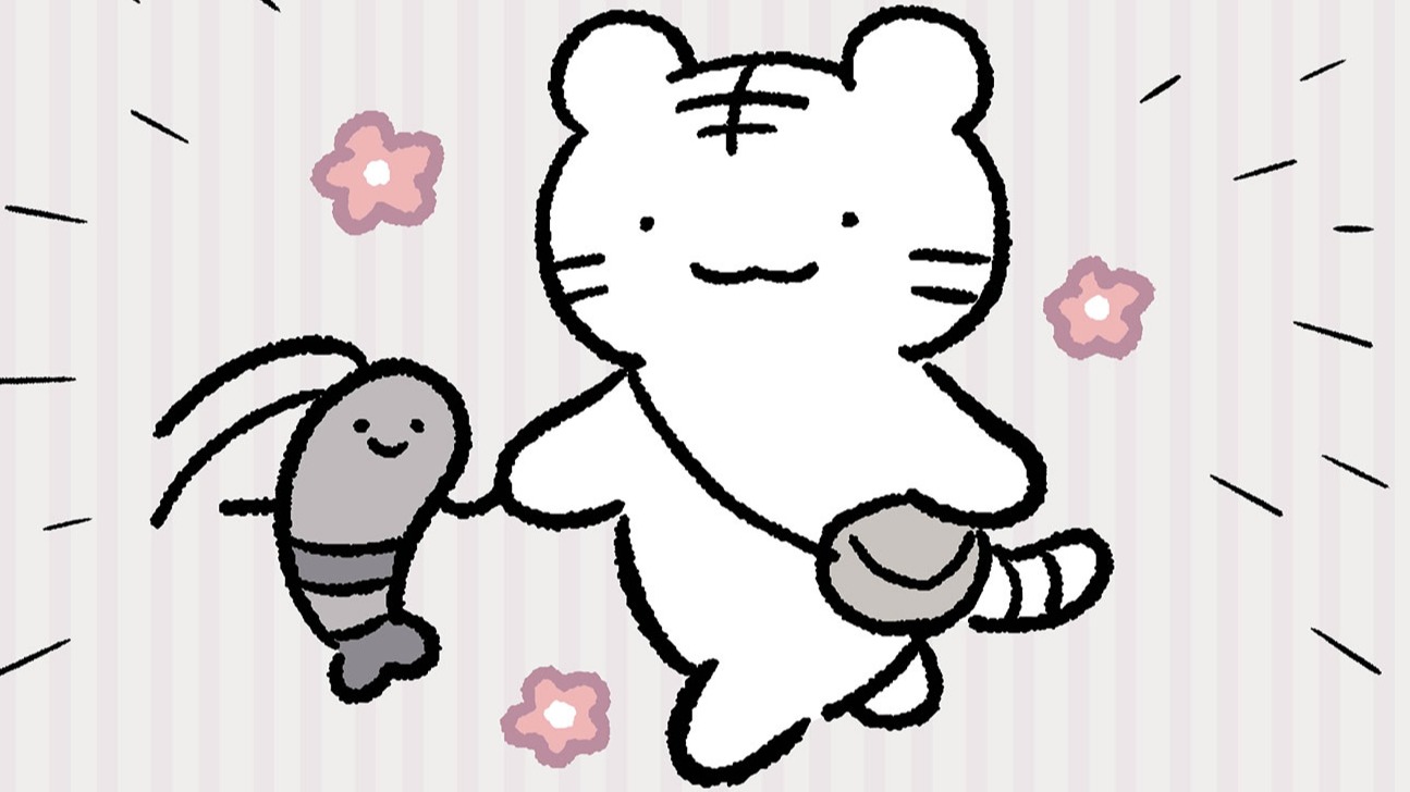 炸得酥脆的黑虎蝦只是輕微燙傷？超萌又無厘頭的日本療癒漫畫《小白虎與黑虎蝦》看過了嗎？