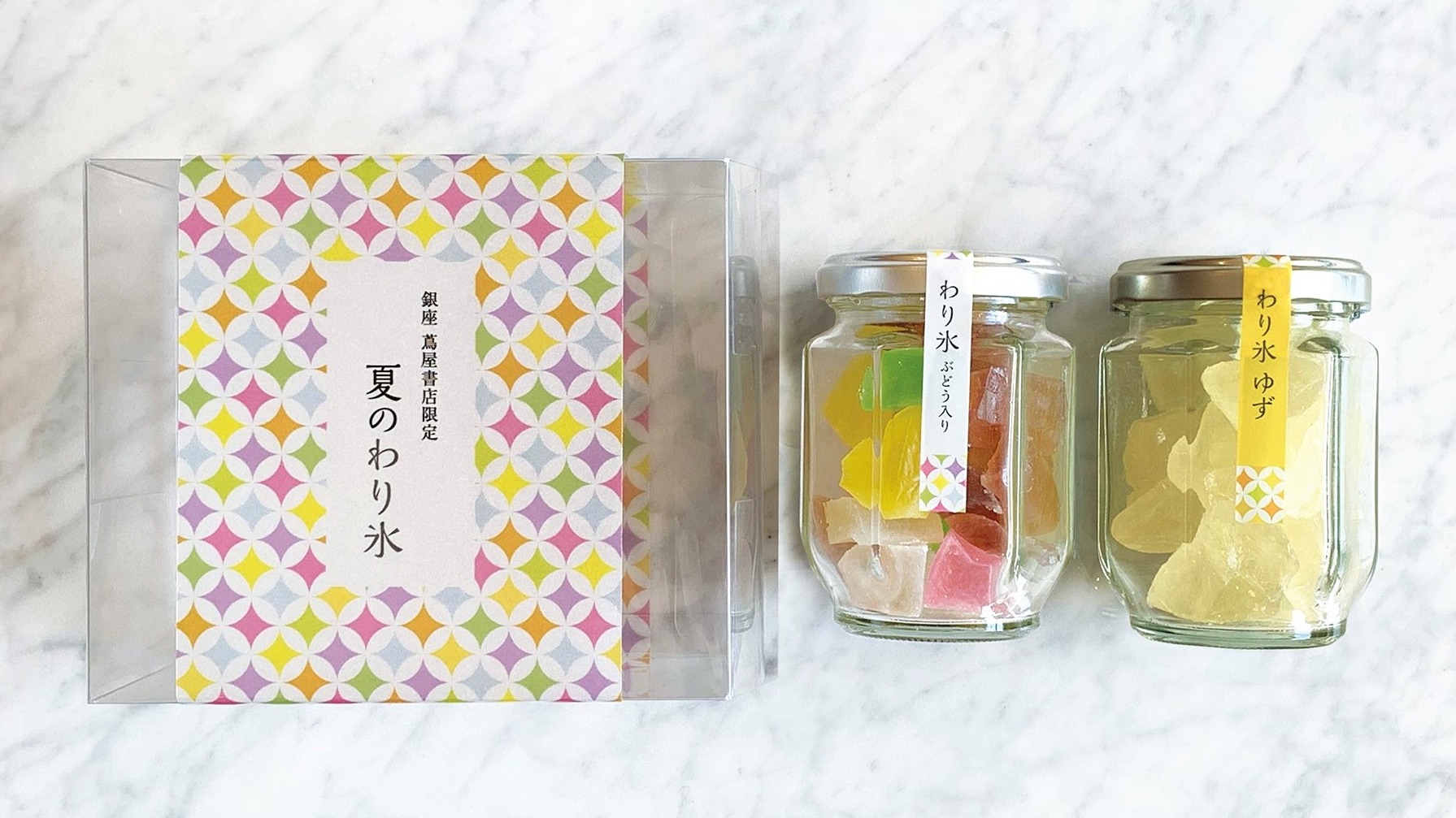 和菓子老鋪村上x銀座蔦屋書店聯名和菓子「夏日碎冰」繽紛上市