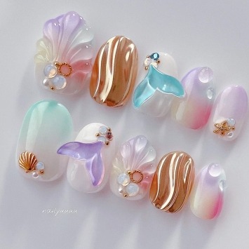 夏季日系指彩推薦！以4款指彩營造輕透的指尖焦點