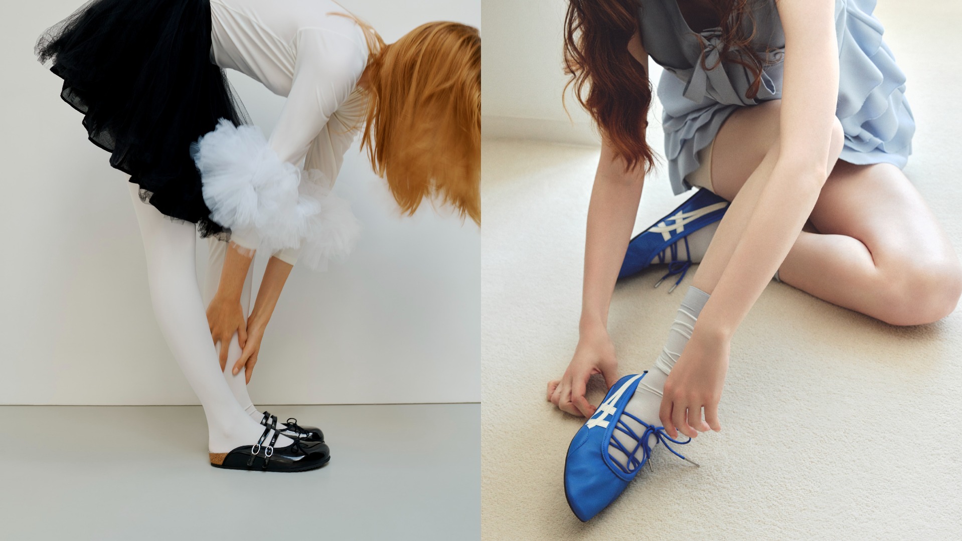 從球鞋到涼鞋都吹起芭蕾風！Onitsuka Tiger、BIRKENSTOCK勃肯聯名Repetto太美，日本女生搶穿的Balletcore鞋款推薦