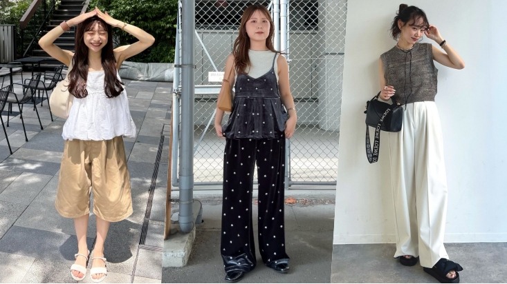 高溫來襲穿搭不燒腦！跟著日本女生穿「無袖上衣」點亮日系時髦