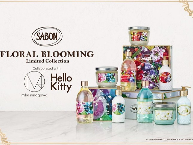 SABON×蜷川實花×Hello Kitty超強聯名系列！華麗又夢幻的限量洗沐組合