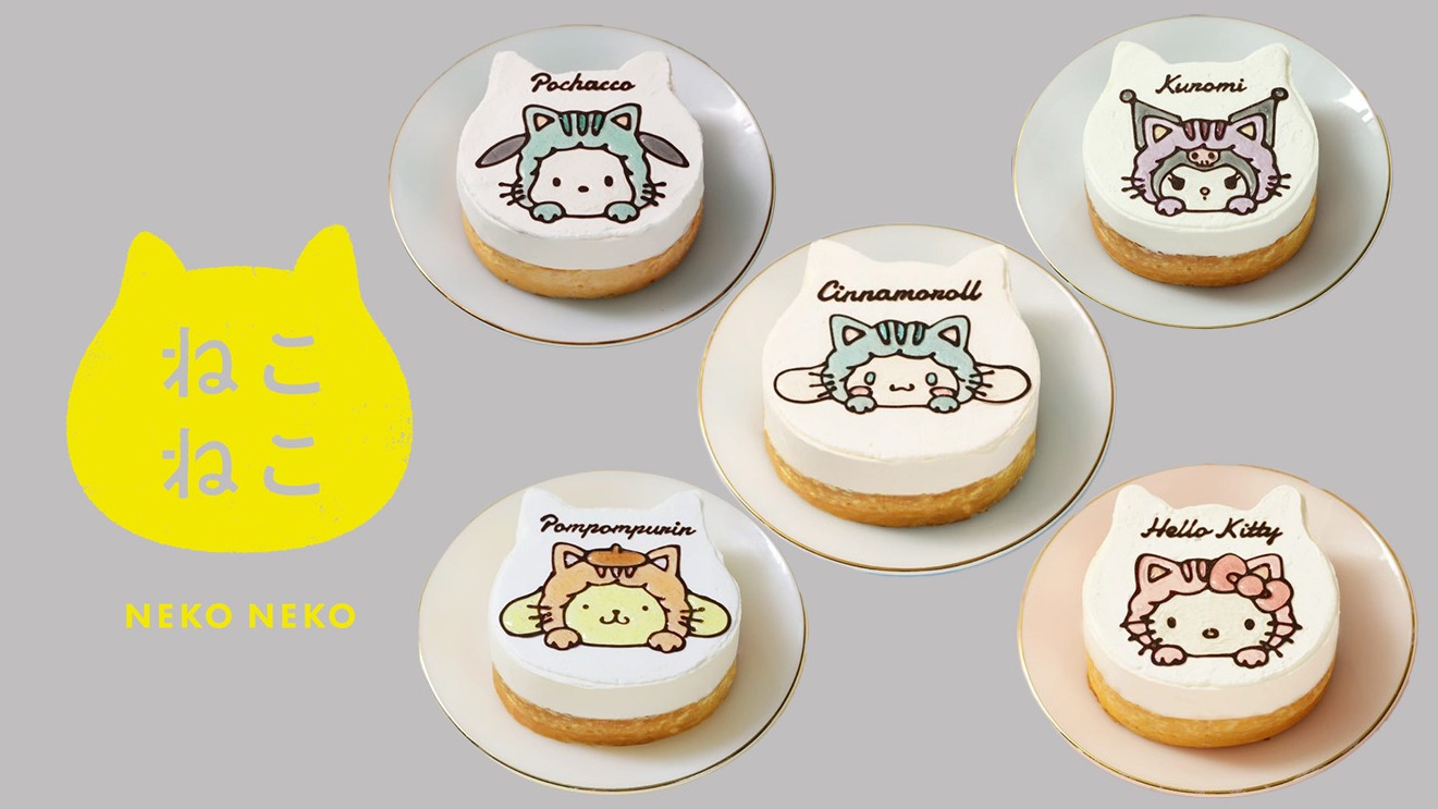 人氣貓咪吐司「NEKO NEKO 」與三麗鷗聯名,彩繪起司蛋糕超Q登場