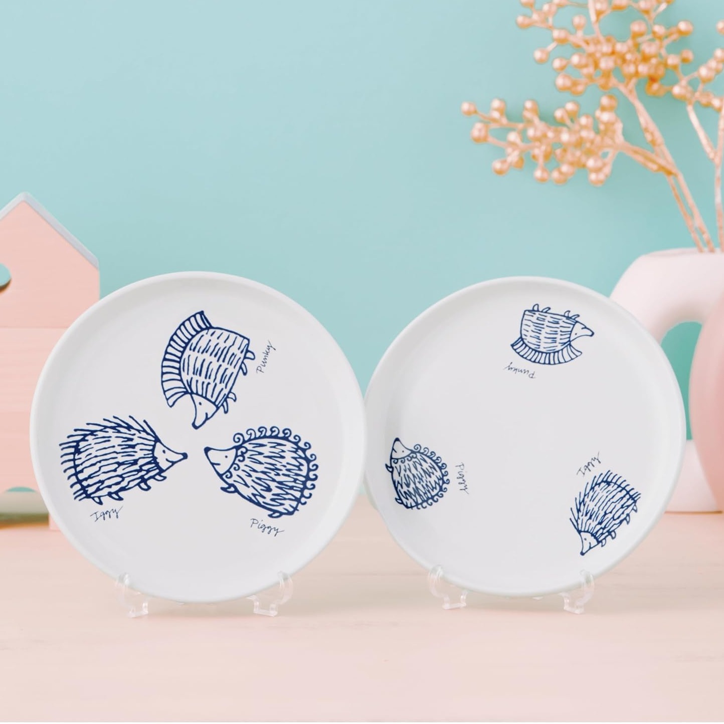 日本雜誌贈品2025年3月最新情報!趕快來把LISA LARSON小刺蝟瓷盤組打包帶走