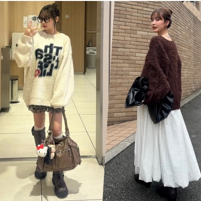 秒提升溫暖質感！以「針織上衣」營造溫暖質感2025冬季印象