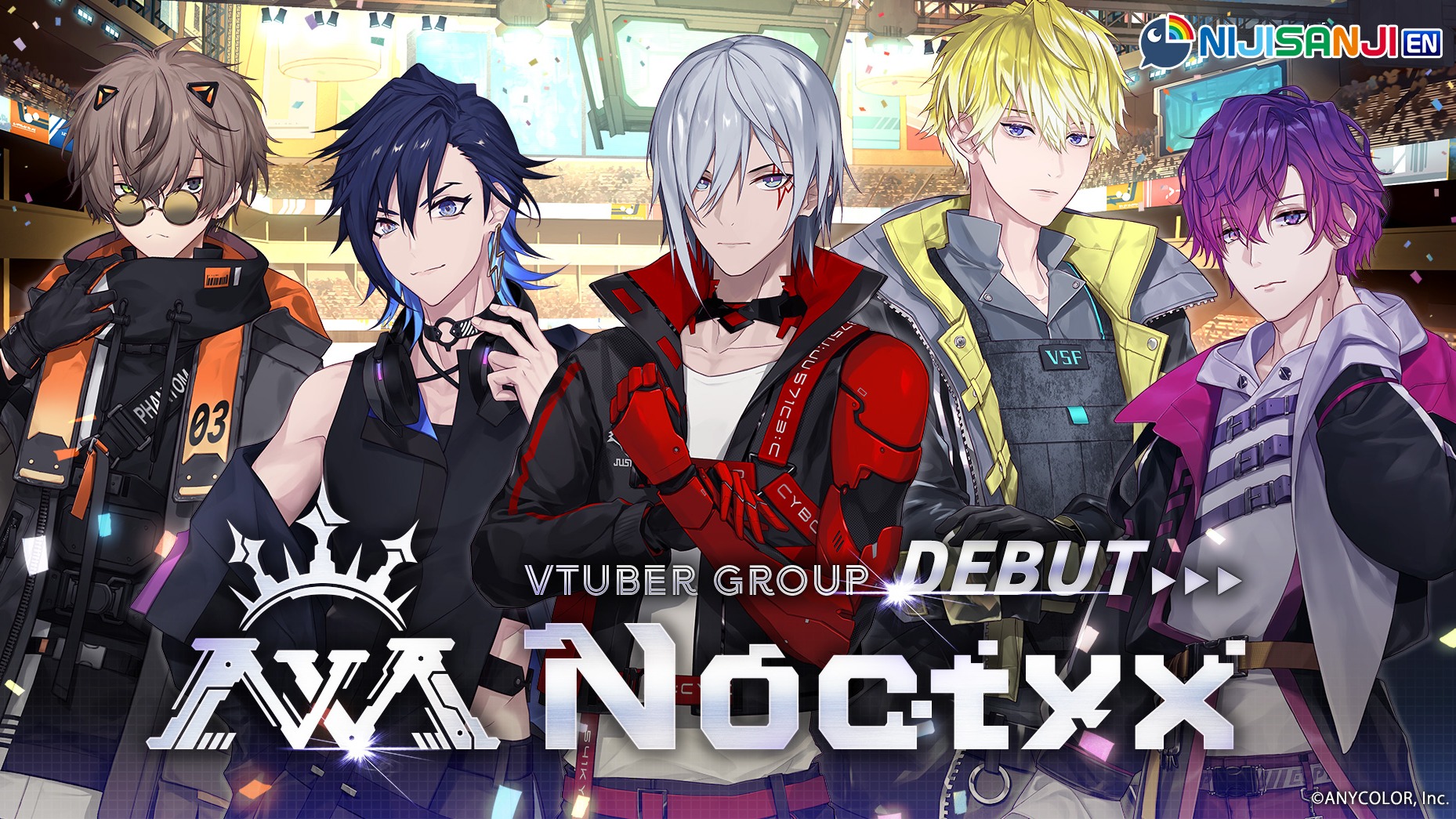 從出道開始就大放異彩的Vtuber!彩虹EN五期生Noctyx介紹