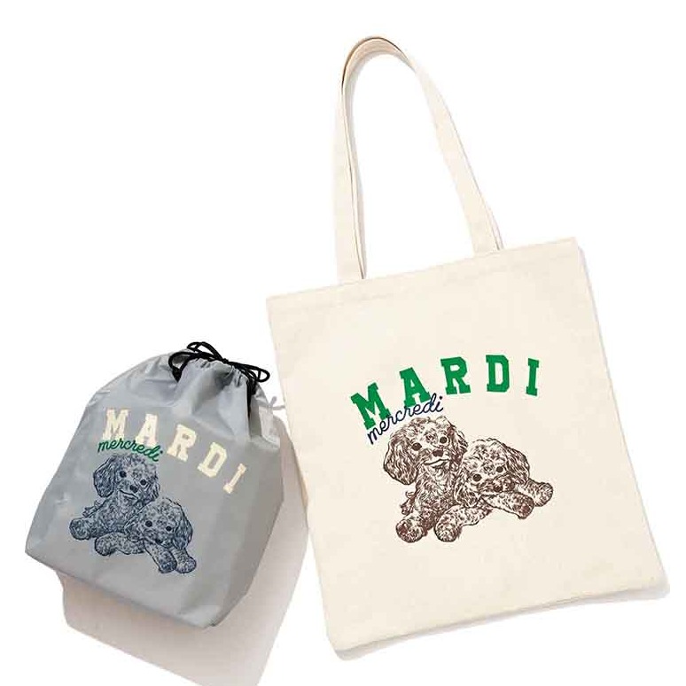 日本雜誌贈品2023年5月最新情報！特製貴賓狗托特包組合可愛到讓人想立刻打包帶走