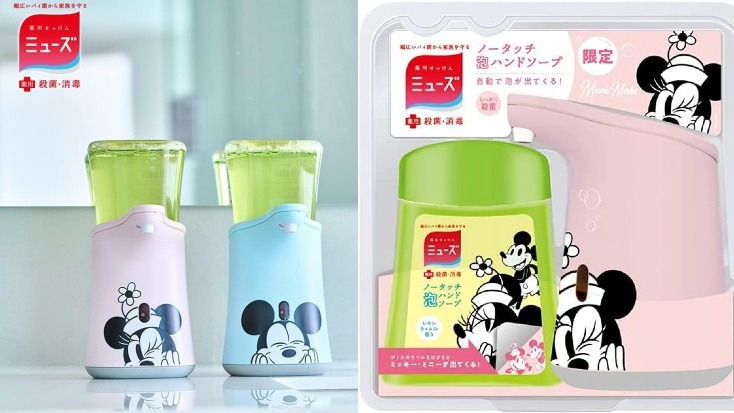 秋冬新款米奇&米妮自動泡泡洗手機可愛到不行!防疫、防流感必須從勤洗手做起