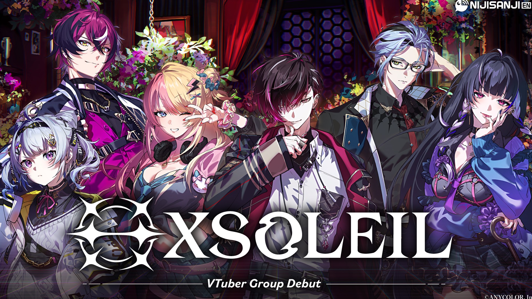 彩虹社最新出道的Vtuber團體!彩虹EN七期生Xsoleil介紹
