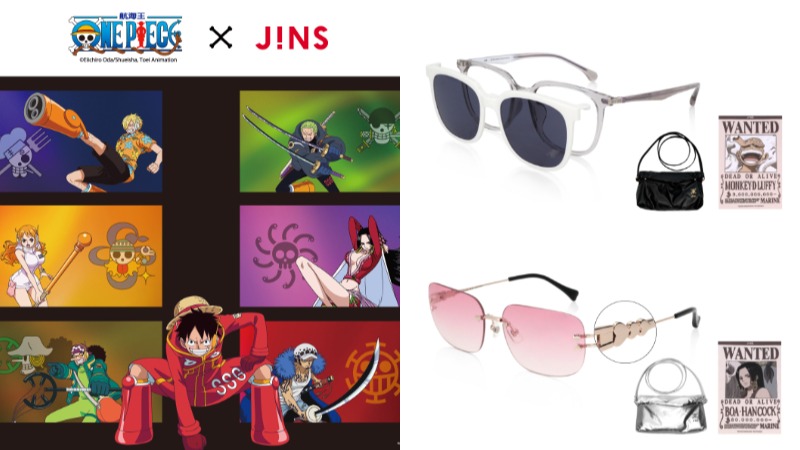 跟上魯夫的冒險旅程！JINS 與ONE PIECE航海王聯名系列熱血上市