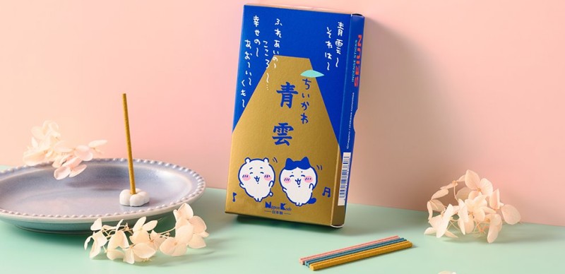 日本經典「青雲」線香 × 吉伊卡哇可愛登場！日本粉絲敲碗已久的夢幻聯名終於實現