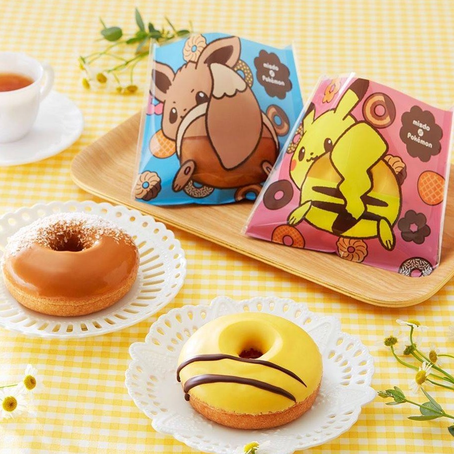 年年必買的日本Mister Donut皮卡丘甜甜圈登場，今年還多了超可愛伊布！