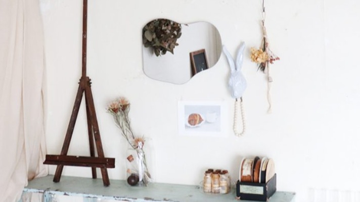 百圓商品質感大變身！用大創DIY打造日本正夯的「波紋壁掛鏡」