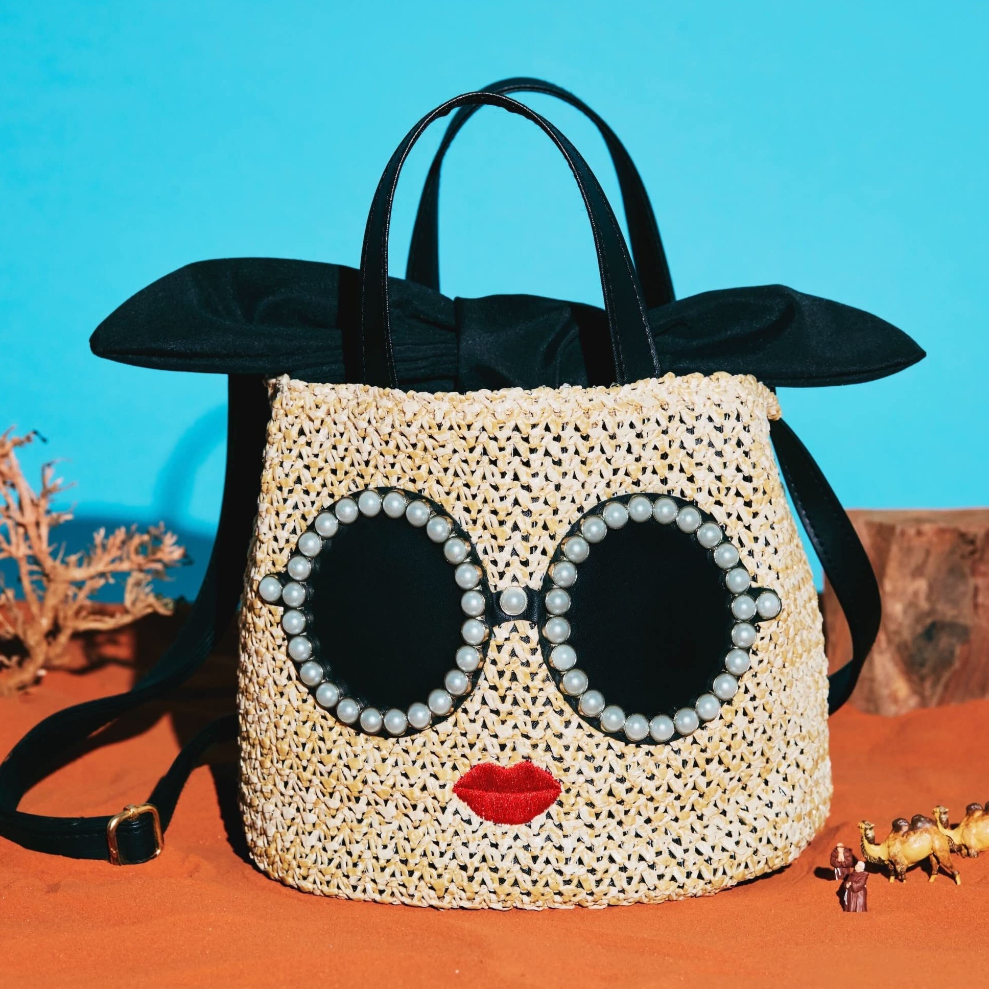 2023年6月日本MOOK本贈品最新情報!拎著珍珠墨鏡紅唇編織包準備過暑假囉