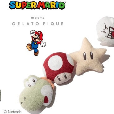 gelato pique × 超級瑪利歐超強聯名！32款夢幻單品讓你一整天與耀西、蘑菇、星星作伴，趕快入手藤田妮可同款居家服吧！
