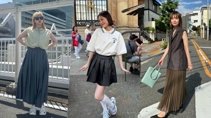 輕鬆營造輕甜女孩感穿搭!以百褶裙詮釋4種日系個性風