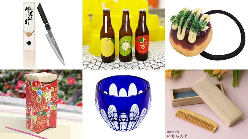 大阪不只有美食！15款美酒與雜貨伴手禮推薦，從優雅的山茶花線香、天滿切子玻璃杯到搞怪的章魚燒髮圈應有盡有