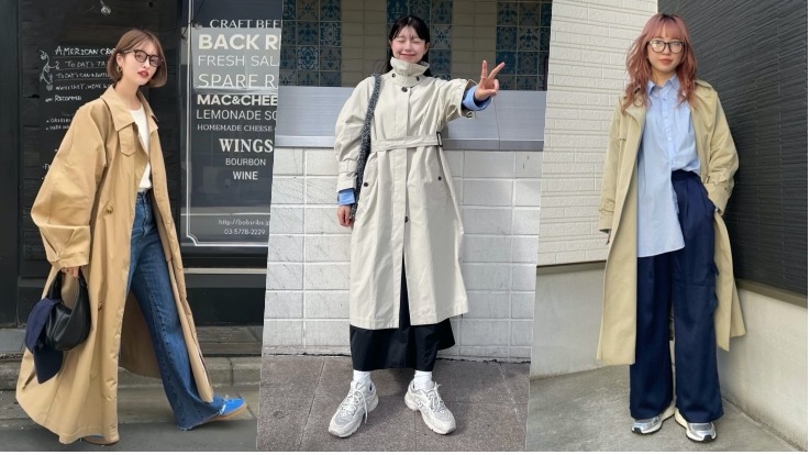 本季一定要入手!選搭「卡其色風衣 X 4種Look」營造注目日系魅力