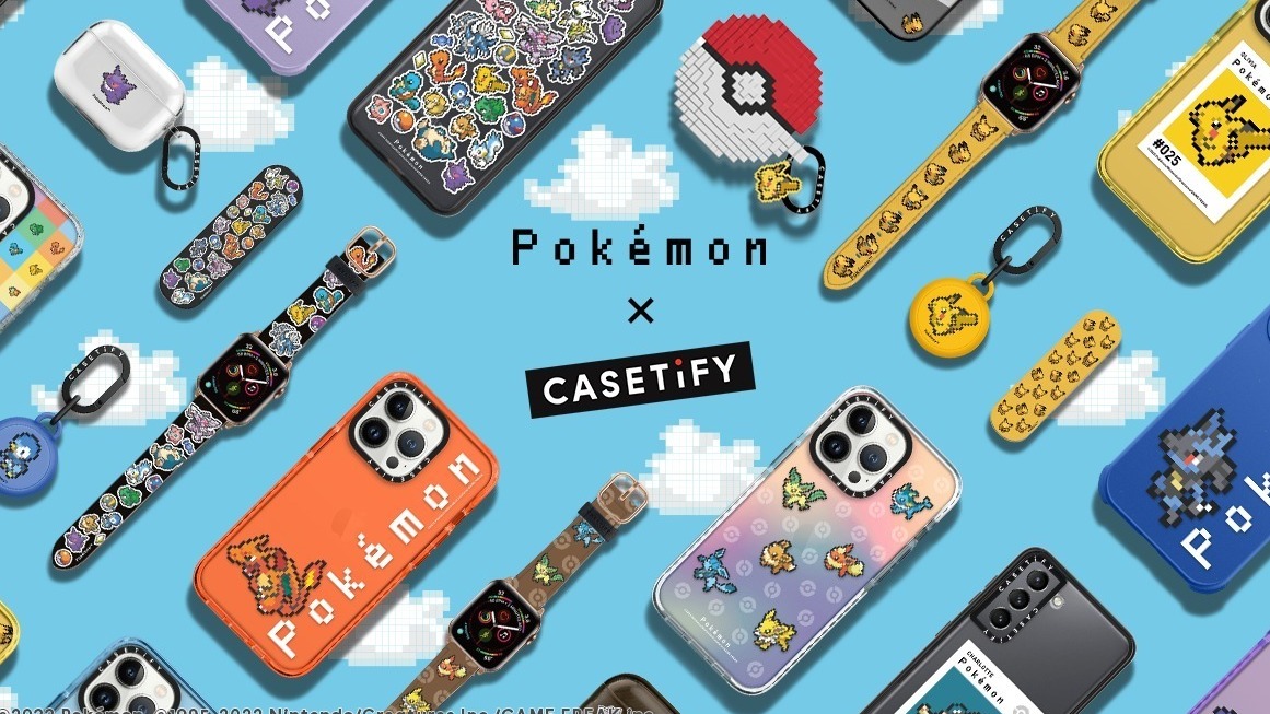 果粉跟寶可夢粉們絕對不可以錯過的聯名商品!寶可夢 x CASETiFY 3月登場